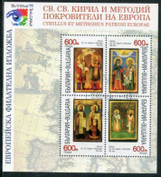 BULGARIA 1999 Cyril & Methodius Block Used..  Michel Block 238 - Gebraucht