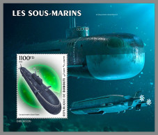 DJIBOUTI 2023 MNH Submarines U-Boote S/S - OFFICIAL ISSUE - DHQ2345 - Sous-marins