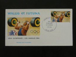 FDC Jeux Olympiques Los Angeles Olympic Games Wallis Et Futuna 1984 - Gewichtheffen