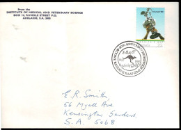 Australia 1987 Domestic Letter With RAAF Squadron Postmark, Kangaroo, & 36c America's Cup - Lettres & Documents