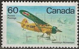 CANADA 1982 Canadian Aircraft. Bush Aircraft - 60c. - Noorduyn Norseman FU - Usados