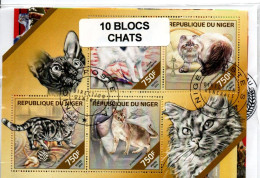 Lot Blocs Thematique " Chats " - Autres & Non Classés