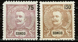 Congo, 1903, # 50, 52, MNG - Portuguese Congo