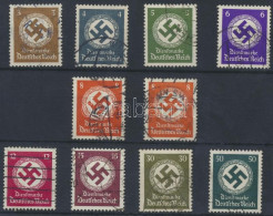 O Deutsches Reich 1942 Hivatalos 10 Klf érték Mi 166-169a, 170 A+b, 172a, 173, 175, 177 (Mi EUR ~1.400.-) Garancia Nélkü - Autres & Non Classés