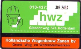 Telefoonkaart  LANDIS&GYR NEDERLAND * RCZ.398  249a * Hollandse Wegenbouw Zanen Bv *  TK * ONGEBRUIKT * MINT - Private