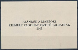 ** 2013 MABÉOSZ Ajándék Emlékív - Other & Unclassified