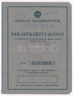 1983-1985. "Országos Takarékpénztár" Soproni Fiókjának Takarékbetétkönyve, Bejegyzésekkel - Non Classés