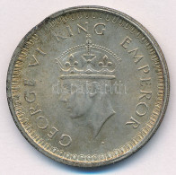 Brit-India 1942. 1R Ag "VI.György" T:AU Patina British India 1942. 1 Rupee Ag "George VI" C:AU Patina - Unclassified