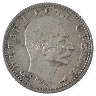 Szerbia 1915. 50p Ag "I. Péter" T:AU  Serbia 1915. 50 Para Ag "Peter I" C:AU - Non Classés