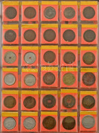 ~120db-os, 19-20. Századi érmetétel Használt állapotú Berakó Albumban T:vegyes ~120pcs Coin Lot, From The 19th-20th Cent - Non Classés