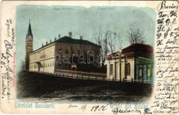 * T3 1901 Buziásfürdő, Baile Buzias; Nagy Szálloda. Herrling Károly Kiadása / Grand Hotel (Rb) - Unclassified