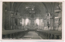 ** T2/T3 Csíksomlyó, Sumuleu Ciuc; Kegytemplom, Belső / Pilgrimage Church, Interior. Atelier Photo - Unclassified