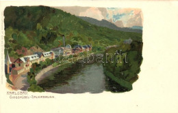 ** T2 Karlovy Vary, Karlsbad; Giesshübel-Sauerbrunn, Künstlerpostkarte No. 1549. Von Ottmar Zieher, Litho, Artist Signed - Non Classés