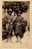 ** T2 Deux Alcades, Chefs Indiens, Bolivie / Bolivian Folklore, Indian Chiefs - Non Classés
