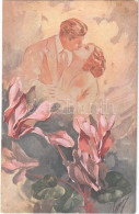 * T2/T3 1921 Romantic Couple. Lady Art Postcard. Serie 1042-3. Artist Signed (EK) - Ohne Zuordnung