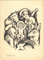 ** T3 Infant Jesus. Original-Lithographie A. Hudetz (EB) - Zonder Classificatie