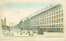 BRUXELLES-HOTEL METROPOLE-PLACE DE BROUCKERE-WIELEMANS-CEUPPENS-GARE DU NORD - Cafés, Hôtels, Restaurants