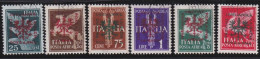 Italy_    .  Y&T   .     6 Stamps       .   O       .    Cancelled - Oblitérés