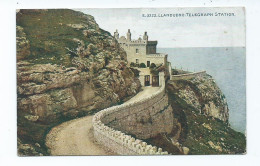 Postcard Wales Llandudno Telegraph Station Super Poynton Steel Circle Pmk Celesque Series - Gwynedd