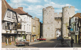 U-K-- CANTERBURY --1971--The Falstaff Inn And Westgate (petite Animation, Voitures) ...timbre..............à Saisir - Canterbury