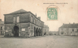 FRANCE - Brulon - Place De La Mairie - Carte Postale Ancienne - Brulon