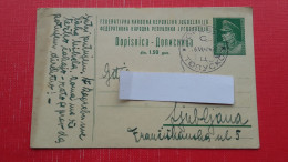 Dopisnica FNRJ 1.50 Din(Tito).Zig/postmark:Topusko - Covers & Documents