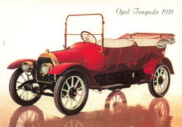 TRANSPORT - Opel Torpedo 1911 - Rouge - Voiture Ancienne - Carte Postale Ancienne - Taxis & Droschken