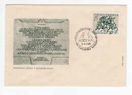 1963. YUGOSLAVIA,SLOVENIA,KOCEVJE,SESKOV DOM PLAQUE,KARDELJ SPEECH,SPECIAL COVER AND CANCELLATION - Covers & Documents