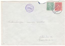 Finlande - Lettre De 1955 - Avec Cachet Rural 1996 - - Lettres & Documents