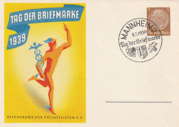 Allemagne Entier Postal Illustré Mannheim 1939 - Privat-Ganzsachen