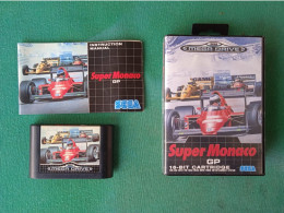 SEGA MEGA DRIVE  "SUPER MONACO GP 1" - 16 BIT CARTRIDGE Usato . - Otros & Sin Clasificación