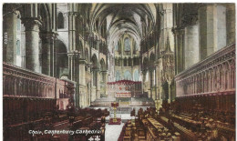 Canterbury : The Choir Of The Cathedral (Wrench Series, Nn°13202) - Derbyshire
