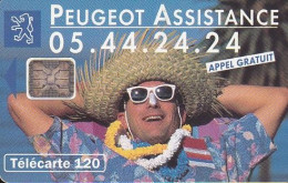 F387A - 07/1993 - PEUGEOT ASSISTANCE - 120 SC5 (verso : N° Impacts) - 1993