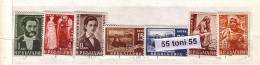 1950 Emis En L’honneur Des Beaux-Arts Yv.-637A/637G 7v- Used/oblitere / Gest.(O) Bulgarie / Bulgaria - Used Stamps