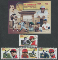 Unused Block And Stamp Serie Baseball, 2004, MNH - Baseball