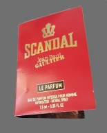 Echantillon Tigette - Scandal Homme Le Parfum De Jean Paul Gaultier - Parfumproben - Phiolen