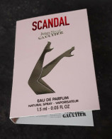 Echantillon Tigette - Perfume Sample - Scandal De Jean Paul Gaultier - Parfums - Stalen