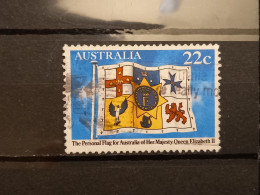 FRANCOBOLLI STAMPS AUSTRALIA AUSTRALIAN 1981 USED BANDIERA REGINA FLAG ELIZABETH OBLITERE' - Gebruikt