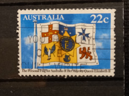 FRANCOBOLLI STAMPS AUSTRALIA AUSTRALIAN 1981 USED BANDIERA REGINA FLAG ELIZABETH OBLITERE' - Gebruikt