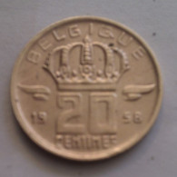 Belgique 20 Ct 1958 KM#146 Type B (FR) TB - 20 Centimes