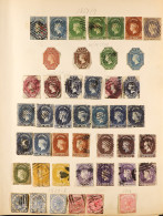 1857 - 1900 OLD COLLECTION Of Mint & Used On Home-made Album Pages, Incl. 1857-59 Imperfs Range To 5d, 1s & 2s (also Cut - Ceylon (...-1947)