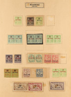 MOROCCO 1891 - 1903 MINT Range On Album Page, Note 1891 Set Near-complete + Extra Items, 1902/03 Set, Some Stamps In Pai - Other & Unclassified