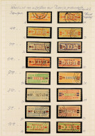 OFFICIALS CENTRAL COURIER SERVICE 1956-1963 Very Fine Used Collection On Pages, Not Often Seen. Cat â‚¬630+ (69 Stamps) - Autres & Non Classés