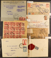 COVERS Group Of 35 Selected Items, Chiefly 1870's To 1930's, Many Attractive Frankings Incl Registered Mail, 1902 From R - Andere & Zonder Classificatie