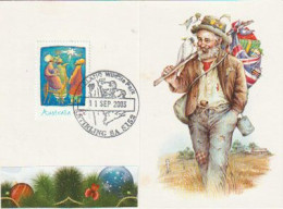 Australian "Santa Claus" From The Bush.  Maximum-card AUSTRALIA  2003 - Lettres & Documents