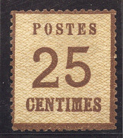 (*) TIMBRES 1870 - 71 - Autres & Non Classés