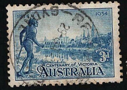 1934 Melbourne  Michel AU 121A Stamp Number AU 143 Yvert Et Tellier AU 95 Stanley Gibbons AU 148 Used - Usati