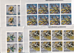 Burundi Nº A78sd Al A81sd SIN DENTAR En Bloque De 8 Series - Airmail