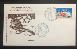 ANDORRA, FDC, « WINTER OLYMPIC GAMES », « Salt Lake City  »,  2002 - Invierno 2002: Salt Lake City - Paralympic