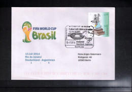 Germany 2014 World Football Cup Brazil - Final Match Germany - Argentina Interesting Cover - 2014 – Brazilië